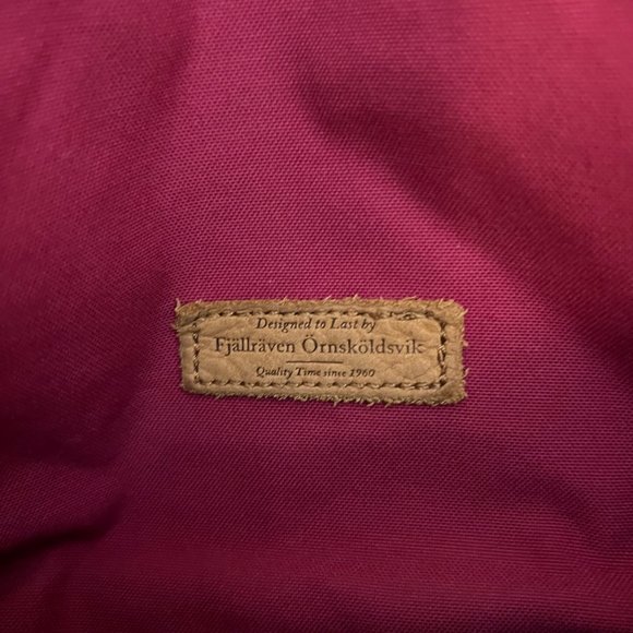 Fjallraven G-1000 FOLDSACK NO 3 Bag Red Crossbody Messenger Bag - Picture 13 of 13